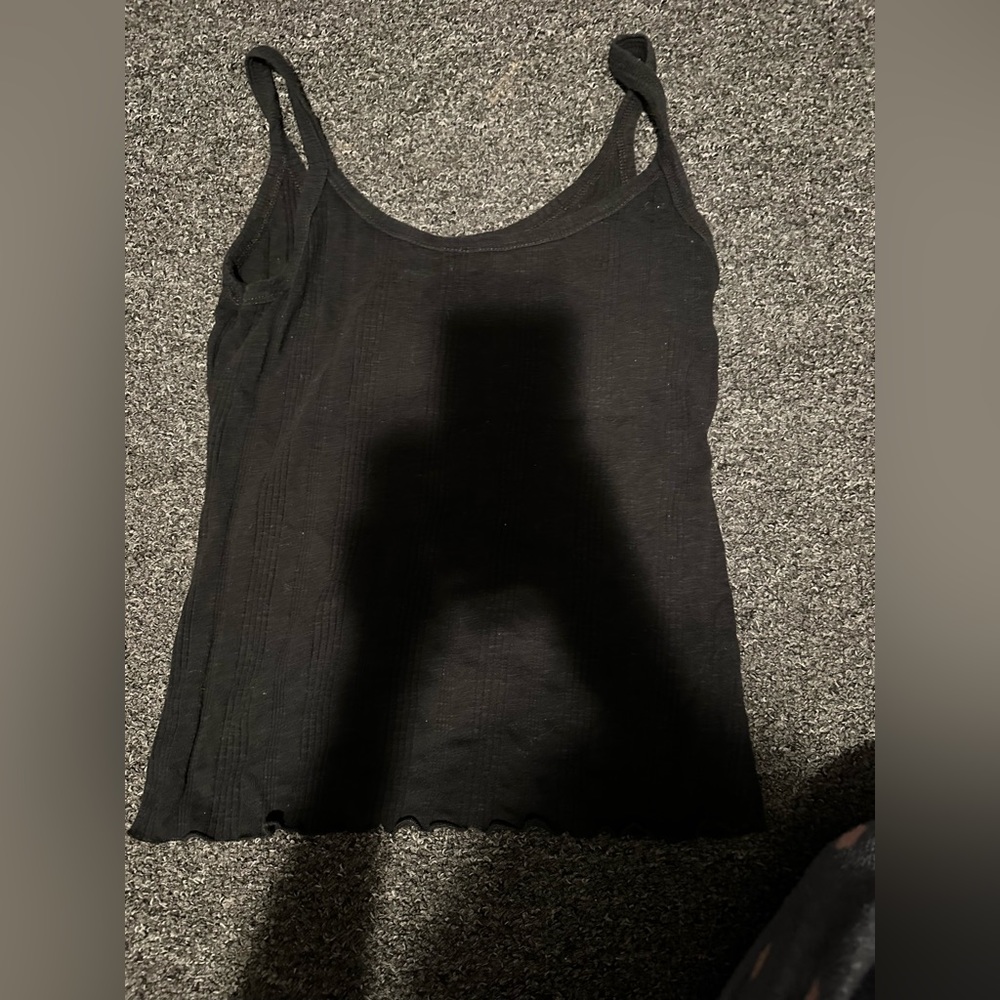 Black tank top